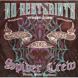 Spider Crew & No Restraints - Through our veins split EP 7"