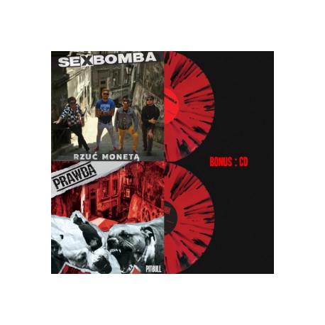 Sexbomba - Rzuć monetą & Prawda - Pitbull split EP 12" (splatter)
