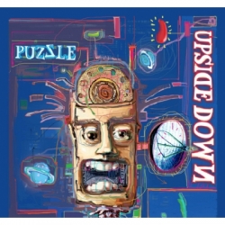Upside Down - Puzzle LP 12" (czarny/niebieski)