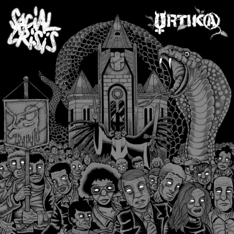 Social Crisis / Ortika Split LP