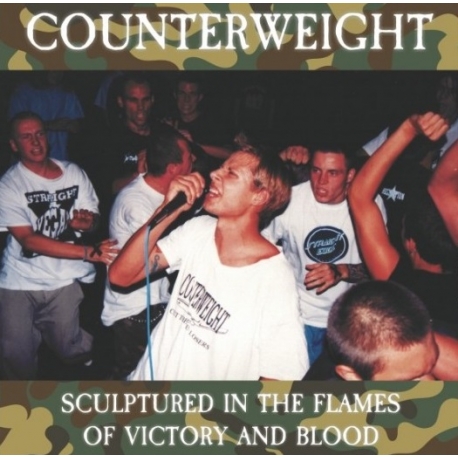 Counterweight - Sculptured In The Flames.... LP 12"  (czarny/zielony)