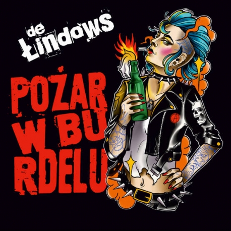 De Łindows - Pożar w burdelu LP 12" (czarny/ czerwony)