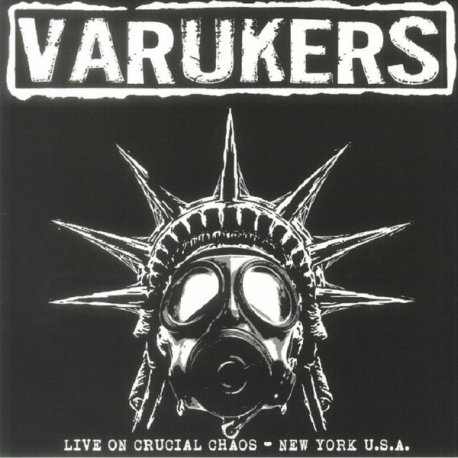 Varukers - Live on Crucial Chaos - New York U.S.A. LP 12" (żółty)
