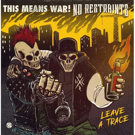 No Restraints & This Means War - Leave a trace split LP 12"