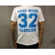 Hard Work t-shirt "32 HARDCORE" - jasno szara