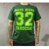 Hard Work t-shirt "32 HARDCORE" - jasno szara