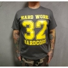 Hard Work t-shirt "32 HARDCORE" - czarna